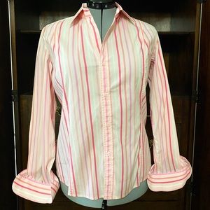Craig Taylor. XL. Pink Stripe Button Down.